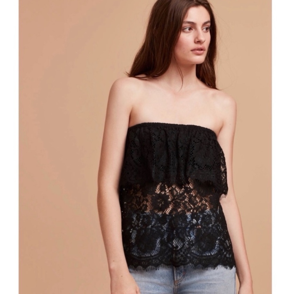 Strapless Delmont Blouse Aritzia Wilfred